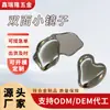 Espejo de maquillaje de aleación de zinc hecho a medida, espejo compacto de doble cara, espejo metálico plegable, espejo mini portátil para retoques