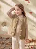 Chaleco de Peluche Jelly Baby para Niñas Otoño Invierno Cálido 8 Años Niño Grande Ropa de Bebé Chaleco Superior para Niños