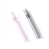 Suministro Directo de Fábrica 110mm Pipa de Vidrio para Fumar, Popote de Silicona Transparente de Alta Resistencia para Jugos, Popote con Filtro, Accesorios para Cigarrillos