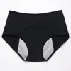 Ropa Interior Menstrual de Cintura Alta para Mujer de Comercio Exterior, Ultradelgada, Transpirable, Pantalones Menstruales sin Costuras, Talla Grande, Antibacteriana, Anti-Exposición Ropa Interior para Mujer