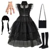 Miércoles conjunto de collar de corona para niños Adams cos vestido negro una generación de accesorios tamaño