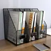 Portadocumentos metálico, organizador de escritorio, estante de almacenamiento, carpeta, caja de almacenamiento de archivos, soporte para libros, revistero, oficina