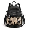 Mochila Escolar Pequeña para Mujer Mochila para Mujer Nailon Bolso Elegante Mochila Sencilla de Moda Estilo Coreano para Mujer Tela Oxford Bolso de Moda