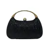 Bolsos de Noche Europeos y Americanos Transfronterizos con Lentejuelas, Carteras de Noche, Bolsos de Mano Coloridos con Diamantes y Perlas, Bolsos de Muñeca para Vestidos de Banquete de Dama
