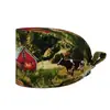AliExpress Gorro Quirúrgico Estampado en Caliente Gorro de Médico para Laboratorio Gorro sin Visera para Enfermera Gorro Posparto Gorro para el Hogar Gorro de Cúpula