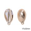 Colgante de concha de imitación acrílica accesorios de joyería DIY hechos a mano aretes caseros material de joyería para la oreja colgante para llavero