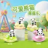 Nova Caixa Surpresa Panda Rocking Viral Panda Fofo Figura de Resina Decoração de Mesa da Moda para Meninas