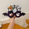 Sombreros de Halloween transfronterizos: Diadema de felpa de fantasma de calabaza, diseño versátil de nicho, disfraz de cosplay, accesorio para el cabello peculiar para mujeres