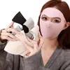 Terciopelo de Otoño e Invierno con Capucha para Hombre, Mascarilla Térmica para Ciclismo, Mascarilla Térmica Engrosada para Vehículo Eléctrico, para Mujer, Cortavientos y Protección contra el Frío