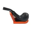 Cachimbo de Filtro Vermelho e Preto Mais Vendido Suporte para Cigarro com Filtro Cachimbo de Baquelite Cabo Curvo Cachimbo de Acrílico