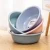 Lavatório de fábrica uso em dormitório estudantil tamanho grande plástico espessado durável lavatório doméstico para lavar vegetais lavatório para lavar roupas de bebê lavatório para os pés