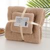 Transmisión en Vivo Juego de Toallas de Baño de Terciopelo Coral de Alta Calidad con Diseño de Cuadros de Piña Toalla Absorbente para Adultos Toalla de Regalo