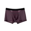 Ropa interior de seda de hielo para hombre, bóxer de malla completa, talla grande, ropa interior para hombre, pantalones bóxer de cintura media con entrepierna de algodón, pantalones Ice Sense Stall