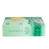 Empaque de Té Verde Impresión Personalizada de Logo Caja Estilo Libro de Gama Alta Caja de Regalo Personalizada Estampado en Caliente Caja de Empaque de Té Verde Personalización