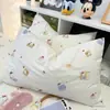 Funda de almohada individual/simple de dibujos animados lindos para estudiantes, funda de almohada tipo sobre para cambio, 48*74 un par de 2 sin relleno