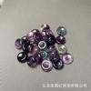 Pedra natural 12mm fivela de segurança solta contas pulseira colar pingente artesanal diy semi-acabado contas acessórios atacado