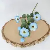 Eucalipto Artificial Flor de Margarita Tallo Único Boda Material de Flor Artificial Flor de Seda Salón de Bodas Restaurante Hotel Decoración con Flores Artificiales