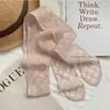 Cinturão de renda com temperamento cruzado retrô, faixa de cabelo, fita longa decorativa, lenço pequeno para Instagram, lenço de pescoço, lenço para mulheres