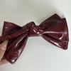 Lazo de Cuero Rojo de Alta Calidad Banda para el Cabello del Intestino Grueso para Mujer Cuerda para el Cabello de Alta Elasticidad Bolas Cuerda para el Cabello Banda de Goma Tocado