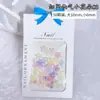 Manicura de Celebridad de Internet Flor de Cinco Pétalos con Pegatina Estéreo de Diamante Joyería para Uñas Mini Flor Blanca de Resina Estilo Ins Japonés
