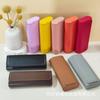 Estuche para Gafas al por Mayor para Hombres y Mujeres, Estilo Retro Portátil, Gafas para Miopía, Gafas de Sol, Caja de Almacenamiento para Gafas de Cuero Hecha a Mano