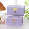 Caja Dura Portátil de Porcelana Antigua Caja de Regalo para Boda Estampada Caja de Regalo para Banquete Caja de Empaque de Caramelo con Tapa abatible Caja de Regalo para Bufanda