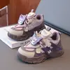 Tenis para niños, tenis gruesos para niñas, nuevos estilos primavera/otoño, zapatos casuales de dibujos animados, ligeros y antideslizantes, zapatillas para correr para niñas