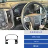 Adequado para 14-18 Gmc 1500 Modificação de Interior de Carro Couro Camurça Velocímetro Adesivos Decorativos