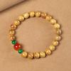Pulseira Feminina Mori Círculo Duplo Sândalo Areia Dourada Moda Pulseira de Casal Masculina e Feminina diy Garra de Gato Estilo Lótus Joia para Brincar