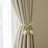 Fivela Criativa de Flor de Pérola para Cortina, Simples e Moderna, Prendedor Decorativo para Cortina sem Furo para Uso no Quarto e na Sala de Estar