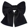 Horquilla para el pelo con lazo extragrande negro del mismo estilo de Liu Shishi, horquilla para el pelo con clip de resorte de alta calidad para mujer, accesorios para el cabello