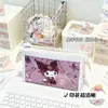 Estojo Triângulo Kuromi Fofo Desenho Animado Menina Estudante Coração Estilo Ins Bonito Grande Capacidade