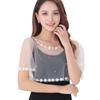 Suéter de Verano 2024 Chal Negro de Encaje Top Nuevo Ropa Exterior Chal Pequeño con Falda Moda Holgado Delgado