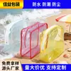 Bolsa Transparente de PVC con Cierre de Cremallera y Botón de Colores Bolsa Lavable con Cierre Ziplock Bolsa de Almacenamiento para Productos de Cuidado de la Piel Bolsa de Empaque con Logo Impreso Personalizado