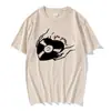Camiseta Batimento Cardíaco Cantor Joe Jonas Camiseta Estampada Algodão Manga Curta Gola Redonda Moda 2025 Novo Design de Camiseta