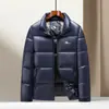 Jaqueta de algodão masculina estilo novo para outono e inverno, casaco puffer leve, jaqueta acolchoada de algodão da moda, agasalho de inverno para pais, jaqueta de algodão com enchimento