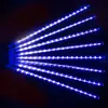 Cadena de Luces de Lluvia de Meteoros Luces para Árboles Luces Solares Impermeables para Exteriores Luces de Colores Cadena de Luces para Decoración de Calle Festiva Luces de Meteoros LED