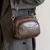 Bolso de Hombro Transfronterizo Bolso Cruzado para Mujer Retro Todo Fósforo Bolso para Madre Bolso para Teléfono Móvil Multicapa Moderno Nuevo Bolso Redondo Pequeño