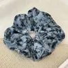 Goma para el pelo fruncida de tela con tinta china vintage, simple, de alta gama, elegante, versátil, cuerda para el pelo, accesorio para coleta