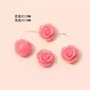 12mm Colorido Botão de Rosa Rosa Claro Contas DIY Material para Acessórios de Joias de Orelha Colar Pulseira