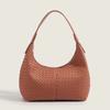 Bolsa Feminina Transfronteiriça Nova Versátil Bolsa Tecida Bolsa de Ombro Bolsa Bolinho Moda Tendência Temperamento Bolsa de Ombro para o Dia a Dia