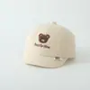 Nueva Gorra para Bebé Yiwu Versión Coreana Oso de Dibujos Animados Lindo Gorra de Béisbol para Niños Primavera y Otoño Gorra para Niños Transfronteriza