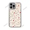 Venda Quente Transfronteiriça Design Retrô de Videira de Amor Adequado para iPhone 17 Capa de Telefone Estilosa Apple 18Pm Capa Protetora de Vidro