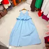 Vestido de Fiesta Niche Sin Mangas con Cortes Estilo Francés Europeo, Americano y Australiano Nanyou con Lazo y Diseño Hueco