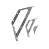 Soporte Universal de Ángulo Popular Transfronterizo de Acero Inoxidable Soporte Multifuncional Ángulo Recto de 90 Grados Conector de Hierro de Ángulo Fijo por Tres Lados