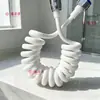 Teléfono de línea a prueba de explosiones audaz, manguera telescópica de agua, cabezal de ducha, tubo de resorte alargado, accesorio para inodoro, manguera para pistola rociadora de lavado