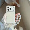 Estilo Coreano Padrão de Concha Linha KT Cat para Capa de Celular iPhone 18 Pro Max Apple 17 Fofo 16 Corrente