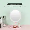 Espejo de maquillaje LED con luz LED, espejo de escritorio portátil con luz inteligente, espejo de carga para dormitorio de estudiantes.
