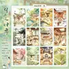 Livro de Adesivos PET Yuxian Scenic mini1.0, Cena 3D Tricô Imitado Tridimensional Diário Imersivo Brinquedo Alívio de Estresse