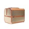 Nova Maleta de Maquiagem Rose Gold 2022 Grande Capacidade Alto Valor de Cor Multifuncional Liga de Alumínio Bolsa de Armazenamento para Nail Art Bordado